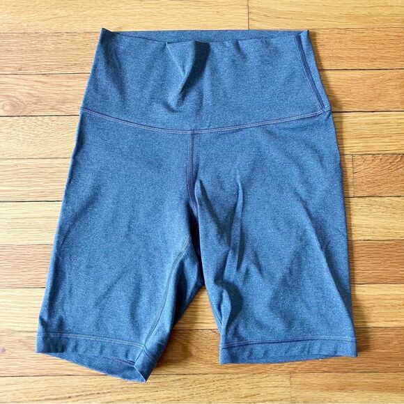 Everlane Grey Spandex Workout Sporty Gym Athletic Performance Biker Shorts Small - Picture 1 of 8